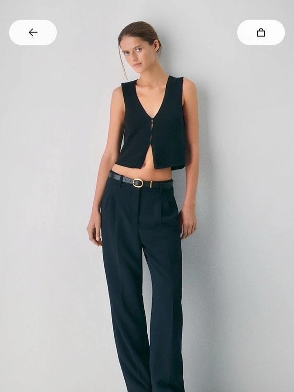 Aritzia Wilfred Basque Sweater Vest